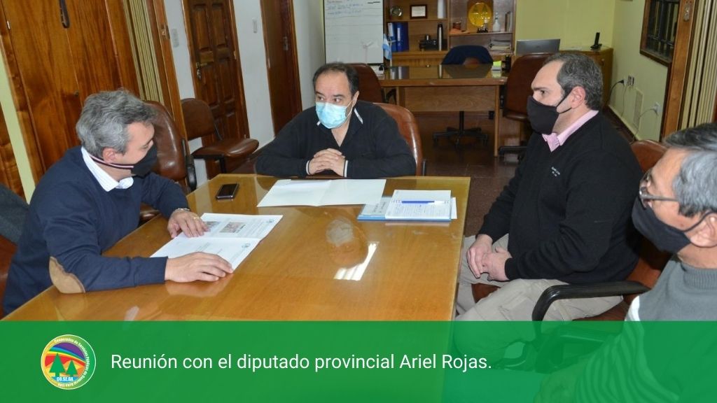 Reunión con el diputado provincial Ariel Rojas