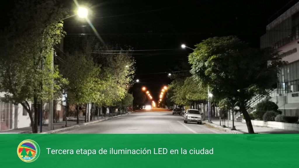 Tercera etapa de iluminación LED en la ciudad.