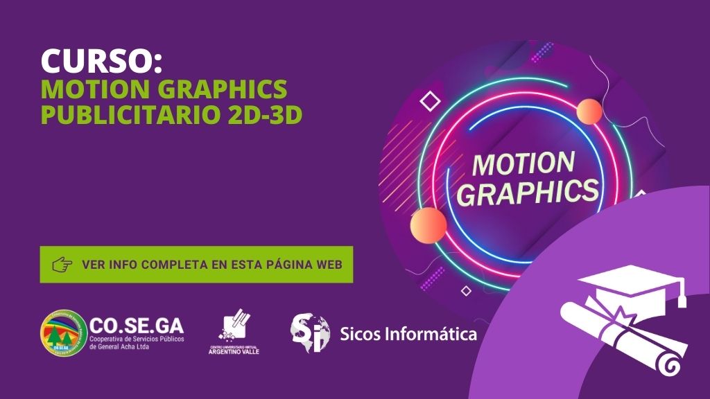 Curso de Motion Graphics Publicitario 2D-3D