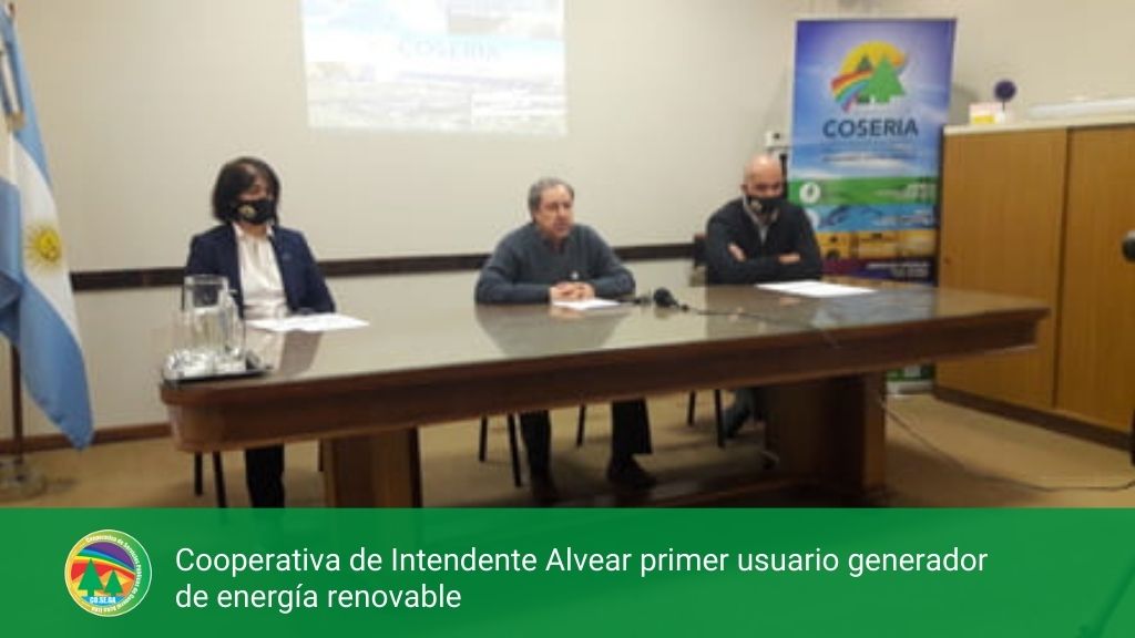 Cooperativa de Intendente Alvear: primer usuario generador de energía renovable.