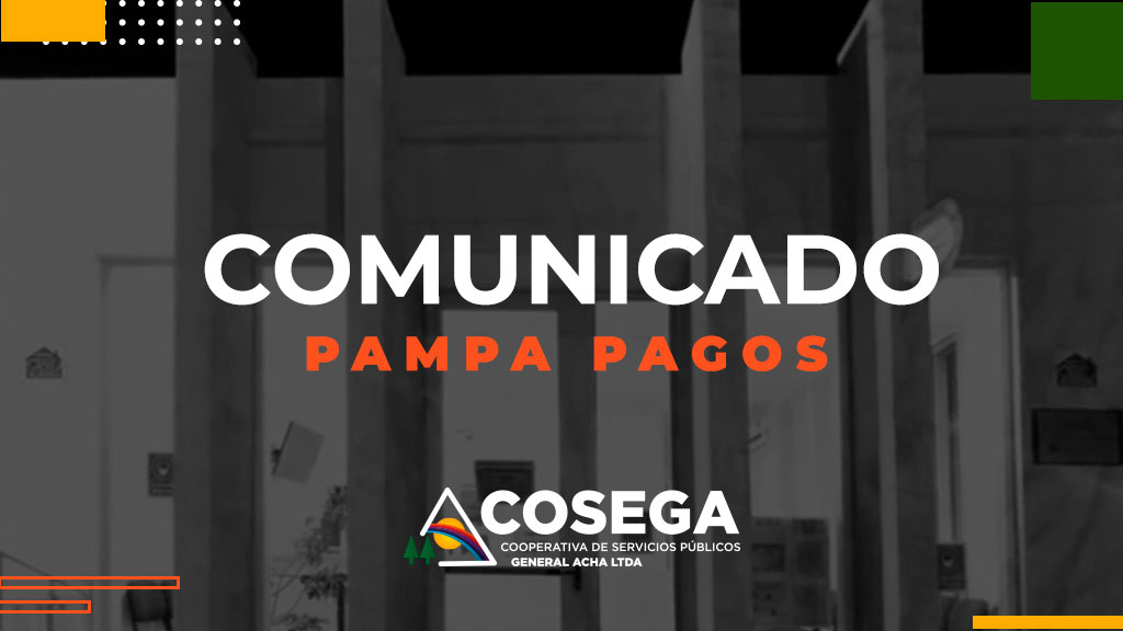 COMUNICADO: LA CAJA DE PAMPA PAGOS PERMANECERÁ CERRADA EL DÍA VIERNES 22 DE ABRIL