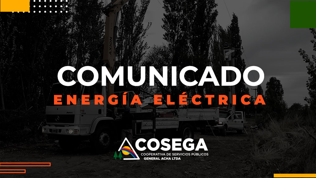 COMUNICADO: FACTURACIÓN DEL SERVICIO DE ENERGÍA ELÉCTRICA