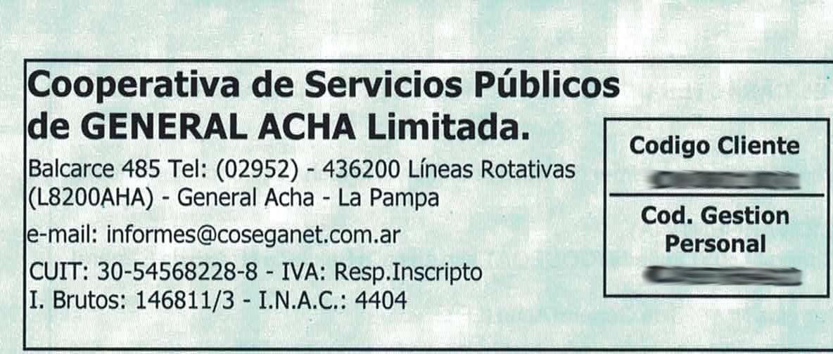 Parte 0 de la factura